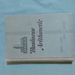 Antique Book, Applied Business Arithmetic. 1948